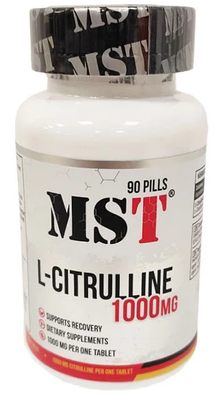 MST L-Citrulline 1000 mg 90 таблеток 23040 фото