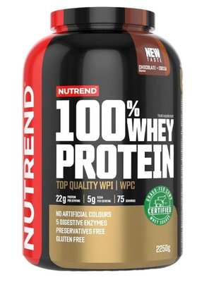 Nutrend 100% Whey Protein 2250g Chocolate Brownies	 1554 фото