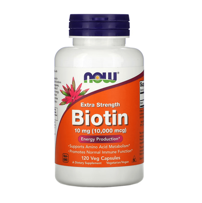NOW Foods Biotin 10000 mcg 120 капсул 00479 фото
