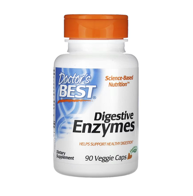 Doctor's Best Digestive Enzymes 90 капсул 19030 фото
