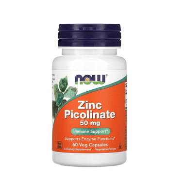 NOW Foods Zinc Picolinate 50 mg 60 капсул 01550 фото
