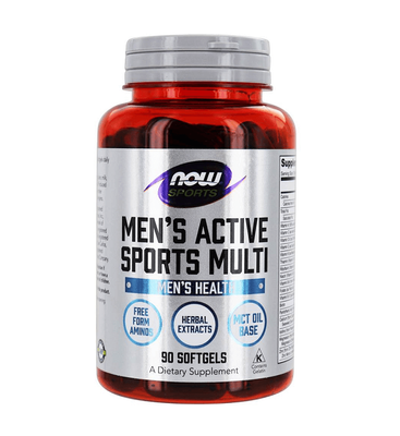 NOW Foods Men's Active Sports Multi 90 капсул 53043 фото