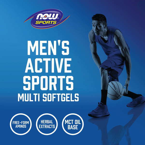 NOW Foods Men's Active Sports Multi 90 капсул 53043 фото