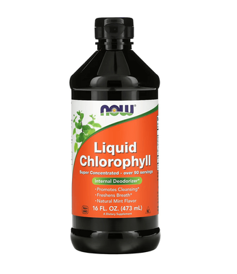 NOW Foods Liquid Chlorophyll Mint 473 мл 27830 фото