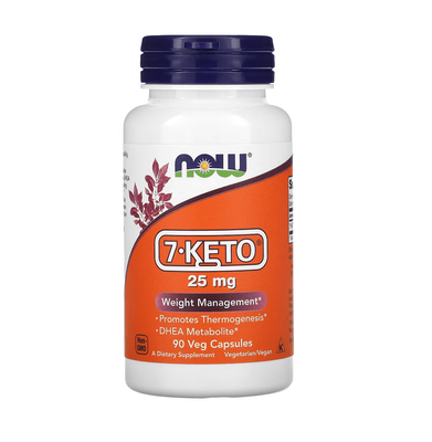 NOW Foods 7-Keto 25 mg 90 капсул 03010 фото