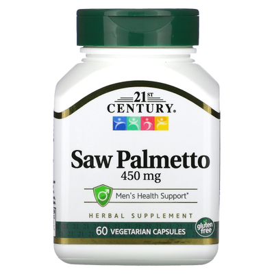 21st Century Saw Palmetto 450 mg 60 капсул 21228 фото