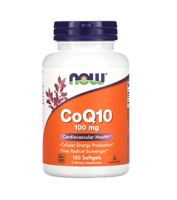 NOW Foods CoQ10 100 mg 150 капсул 14359 фото