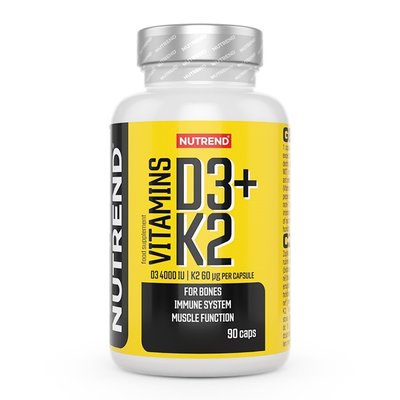 Nutrend Vitamin D3+K2 90 капсул 53728 фото