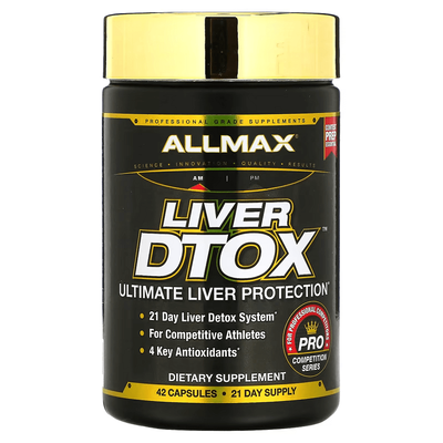 ALLMAX Nutrition Liver Dtox 42 капсули 22446 фото