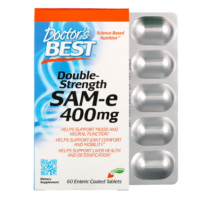Doctor's Best SAM-e 400 mg 60 таблеток 00252 фото