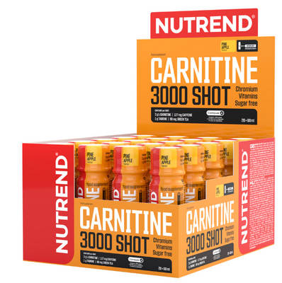 Nutrend Carnitine 3000 Shot 20Х60 мл Pineapple 78095 фото