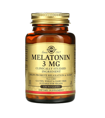 Solgar Melatonin 3 mg 120 таблеток 59780 фото