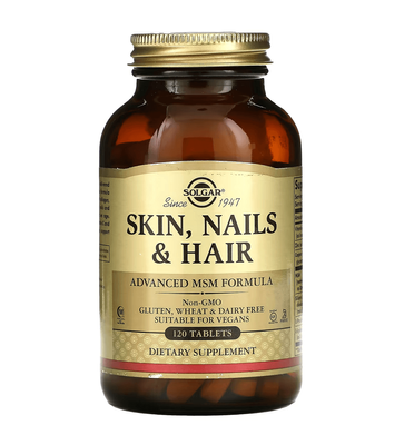 Solgar Skin Nails & Hair 120 таблеток​ 29305 фото