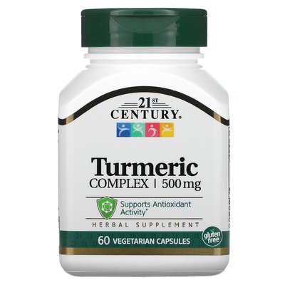 21st Century Turmeric Complex 500 mg 60 капсул 27844 фото