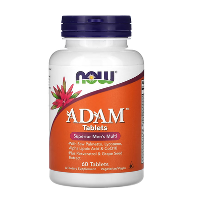 NOW Foods ADAM Superior Men's Multi 60 таблеток 03875 фото