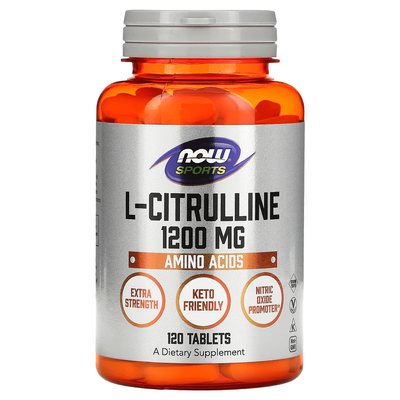 NOW Sports L-Citrulline 1200 mg 120 таблеток 38291 фото