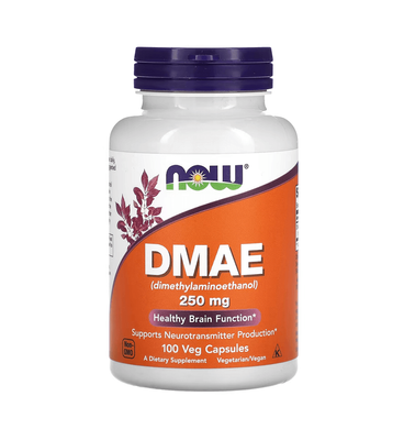 NOW Foods DMAE 250 mg 100 капсул 30945 фото