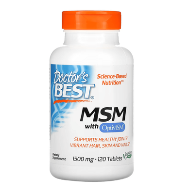 Doctor's Best MSM 1500 mg 120 таблеток 30480 фото