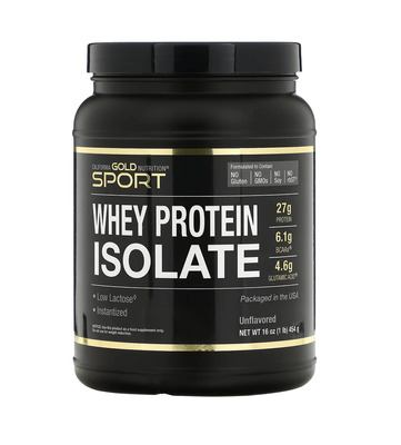 California Gold Nutrition Whey Protein Isolate 454g 14074 фото