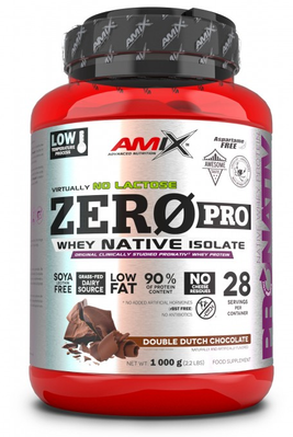 Amix Zero Pro Protein 1000g Double Dutch Chocolate 78330 фото