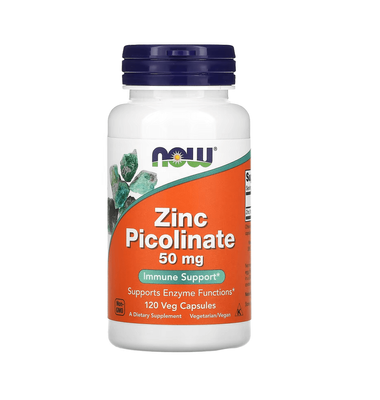 NOW Foods Zinc Picolinate 50 mg 120 капсул 01552 фото
