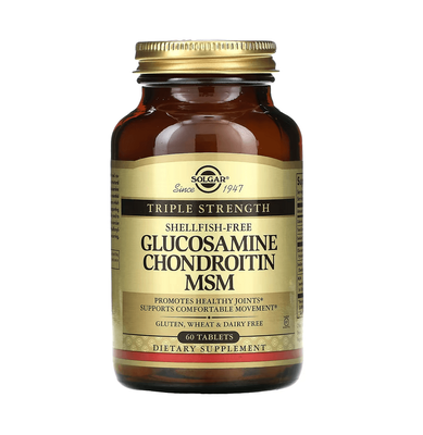 Solgar Glucosamine Chondroitin MSM 60 таблеток 01318 фото