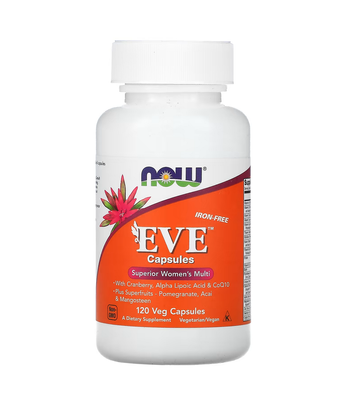 NOW Foods Eve Capsules Superior Women's Multi Iron-Free 120 капсул 27086 фото