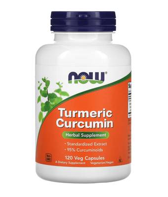 NOW Foods Turmeric Curcumin 120 капсул 13076 фото