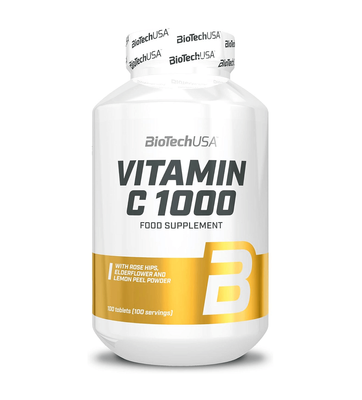 BioTech USA Vitamin C 1000 100 таблеток 30644 фото
