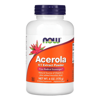 NOW Foods Acerola 4:1 Extract Powder 170g 00740 фото